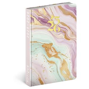 18-month Petito diary - Pink Marble 2025/2026