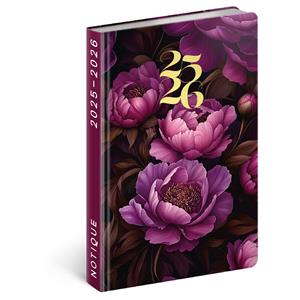 18-month Petito diary - Purple Flowers 2025/2026