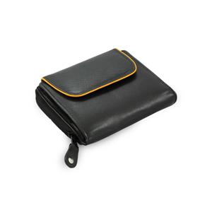 Black-Brown ladies leather purse