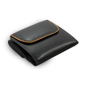 Black-Brown ladies leather purse