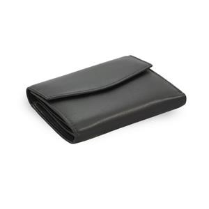 Black ladies leather purse