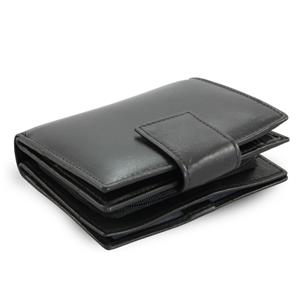 Black ladies leather purse