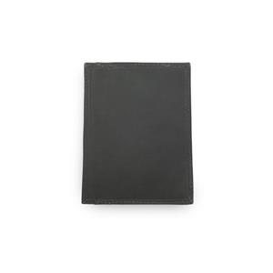 Black leather document folder