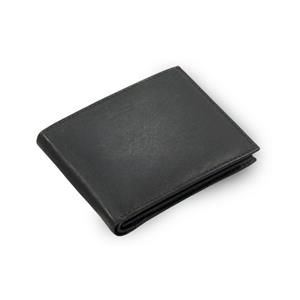 Black mens leather wallet