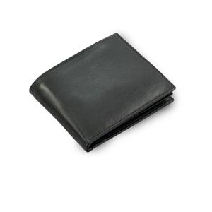 Black mens leather wallet