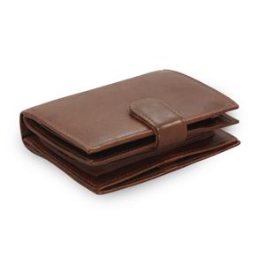 Brown ladies leather purse