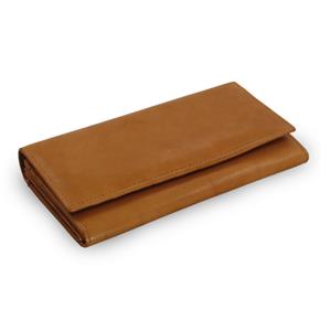 Brown ladies leather wallet
