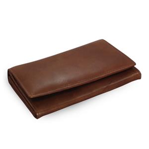 Brown ladies leather wallet