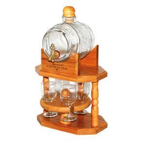 CANUS stuffer in stand + glasses