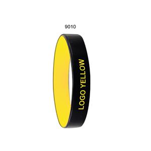 COLORE silicone bracelet - black/yellow