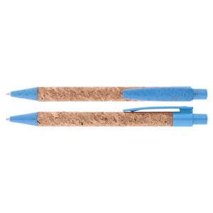Cork ballpoint pen Corky - blue