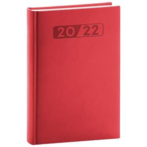 Daily Diary 2022 A5 Aprint - red