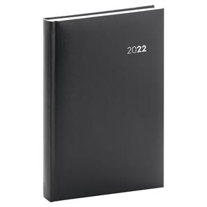 Daily Diary 2022 A5 Balacron - black