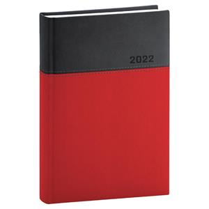 Daily Diary 2022 A5 Dado - red/black