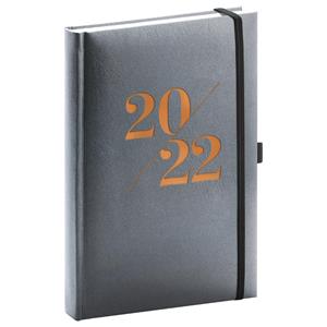 Daily Diary 2022 A5 Vivella Fun - silver