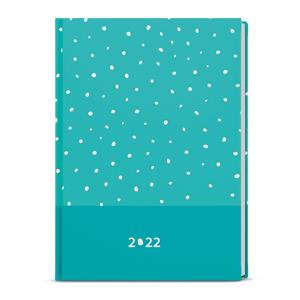 Daily Diary 2022 Adam Lamino B6 - Turquoise