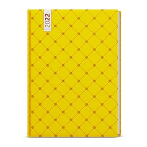 Daily Diary 2022 David Lamino A5 - Yellow