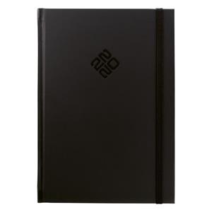 Daily Diary 2022 Slovak A5 Velvet - black