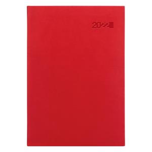Daily Diary 2022 Slovak A5 Viva - red