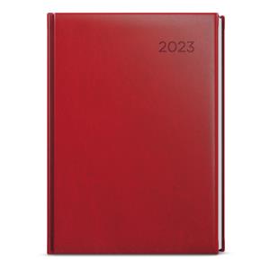 Daily Diary 2023 Ctirad Vivella A5 - Burgundy