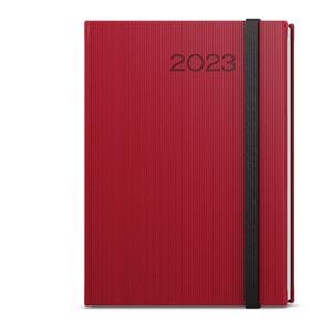Daily Diary 2023 David Vigo A5 - Red