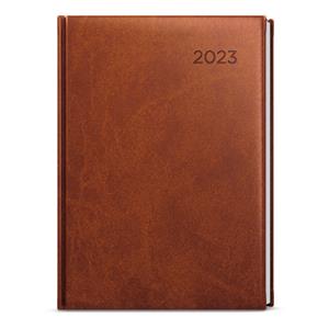 Daily Diary 2023 David Vivella A5 - Brown