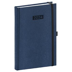 Daily Diary 2024 A5 Diario - dark blue