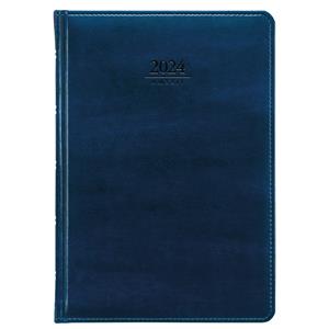 Daily diary 2024 Atlas A5 - blue