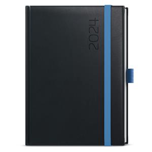 Daily Diary 2024 David Reno A5 - Black