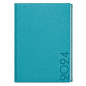 Daily Diary 2024 David Tora A5 - Turquoise