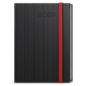 Daily Diary 2024 David Vigo A5 - Black