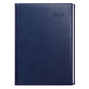 Daily Diary 2024 Golias Vivella A4 - Blue