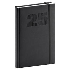 Daily diary 2025 A5 Vivella Top - black