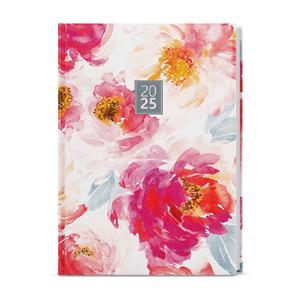 Daily Diary 2025 David Lamino A5 - flowers