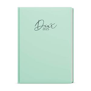 Daily Diary 2025 David Lamino Pastel A5 - green