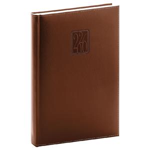 Daily diary 2026 A5 Panama - brown
