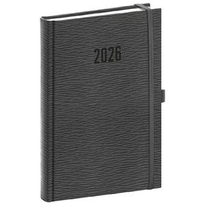 Daily diary 2026 A5 Rivoli - grey