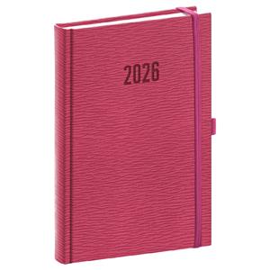 Daily diary 2026 A5 Rivoli - pink