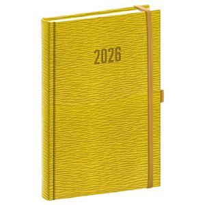 Daily diary 2026 A5 Rivoli - yellow-green