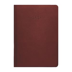 Daily diary 2026 Carus A5 - brown