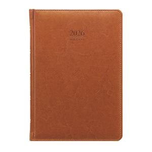 Daily diary 2026 Kastor A5 - brown