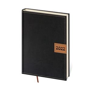 Daily diary A5 2022 Toledo - black