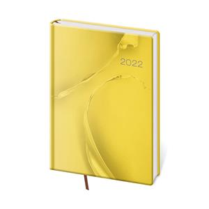 Daily diary A5 2022 Vario - Yelow design