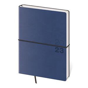 Daily diary A5 2023 Flexio - dark blue