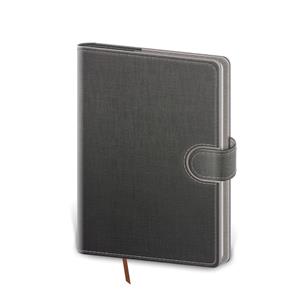 Daily diary A5 2023 Flip - grey/grey