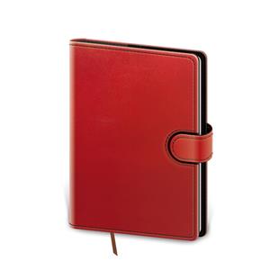 Daily diary A5 2023 Flip - red/black
