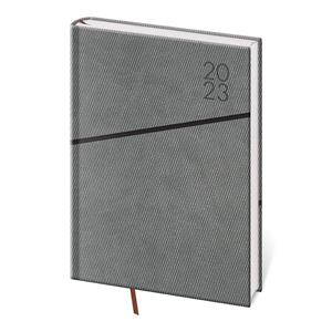 Daily diary A5 2023 Grife - grey/black