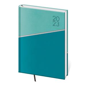 Daily diary A5 2023 Line - green