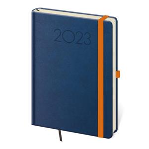 Daily diary A5 2023 New Praga - blue