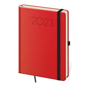 Daily diary A5 2023 New Praga - red